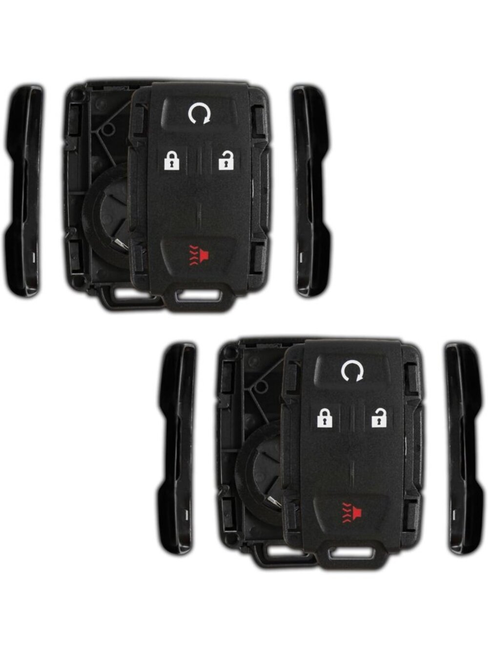 Keyless Key Fob Cover Case Replacement for Chevy Silverado Tahoe GMC Sierra